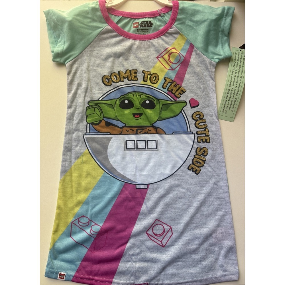 Girls Baby Yoda Nightgown Size 4/5
